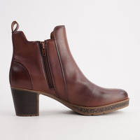 Gloria 04 Cognac Leather Ankle Boots - JOSEF SEIBEL | Shouz