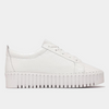 Bump White Patent Leather Sneakers