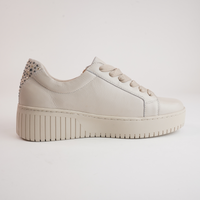 Kees Vanilla Leather Sneakers