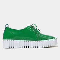 Batu Emerald Patent Leather Sneakers