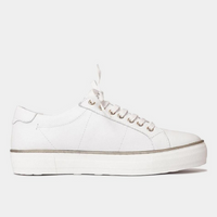 Froggy White Leather Sneakers