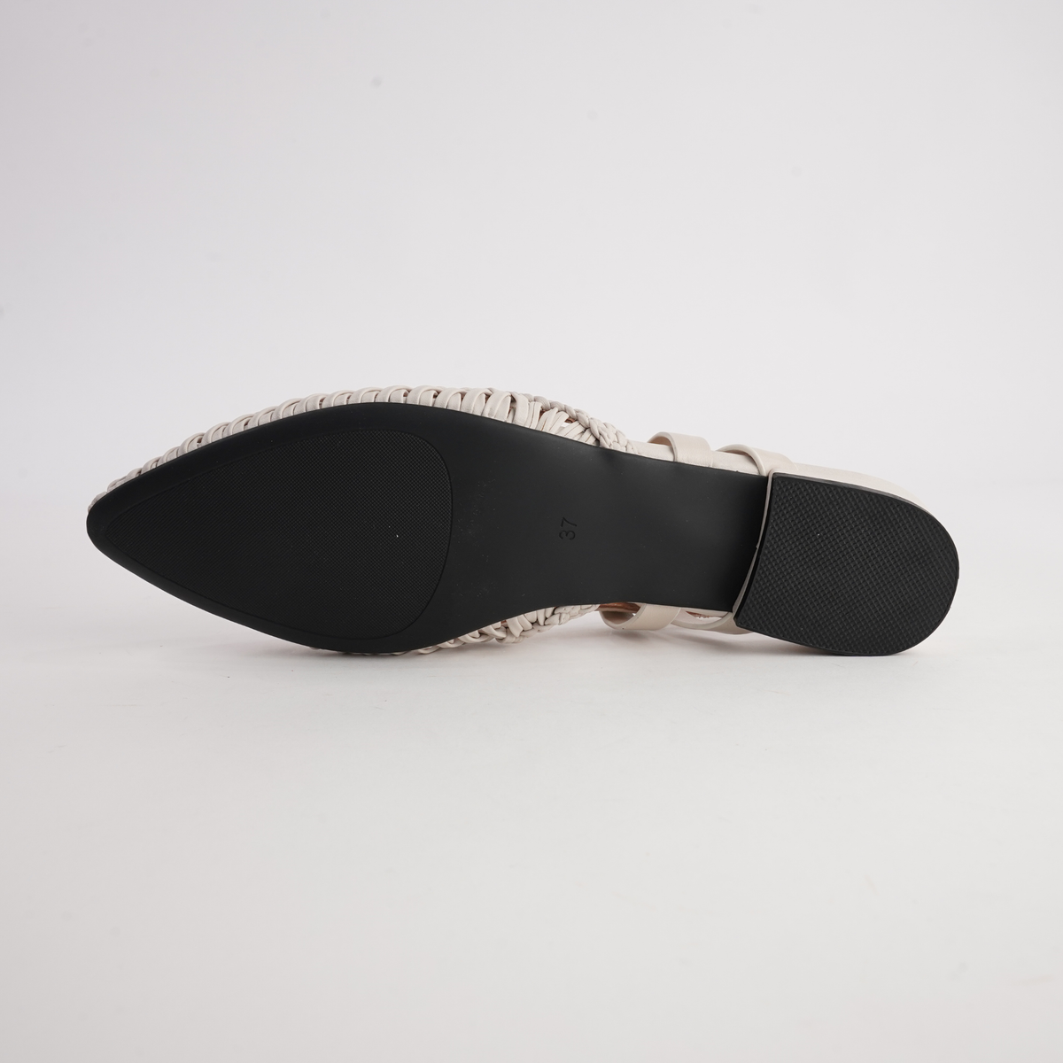 Amelia Bone Leather Flats - BRESLEY | Shouz