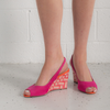 Bryce Fuschia Nubuck Leather Heels