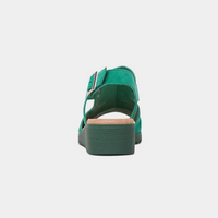 Madis Emerald Suede Sandals