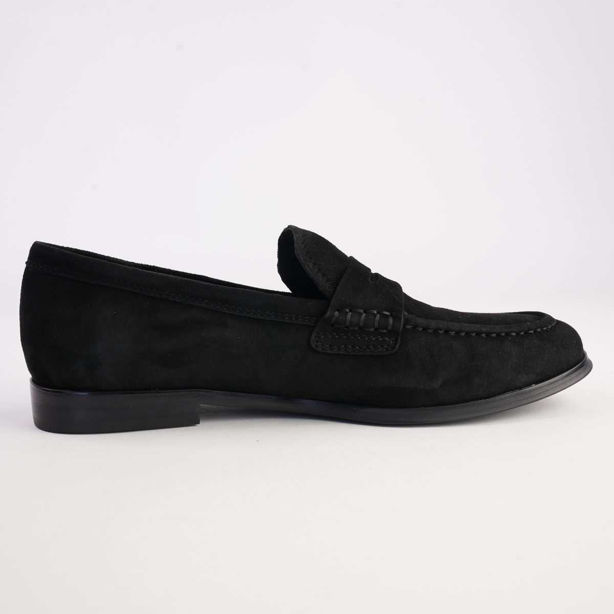 Clarisa Black Suede Loafers - MOLLINI | Shouz