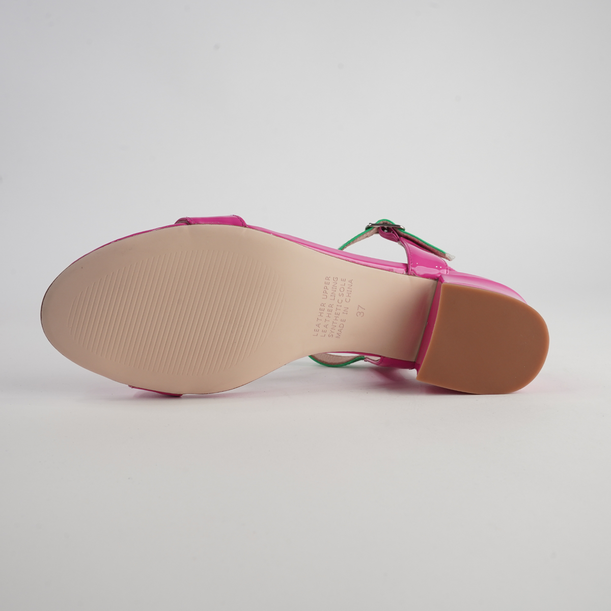 Taner Hot Pink Patent Multi Leather Heels - DJANGO AND JULIETTE | Shouz