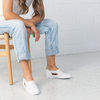 Habiki White Leather Sneakers