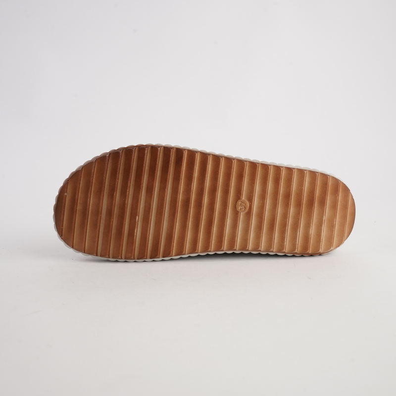 Solena Black Leather Slides
