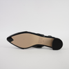 Frankiel Black Leather Heels