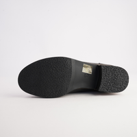 Doha Black Leather Ankle Boots - BRESLEY | Shouz