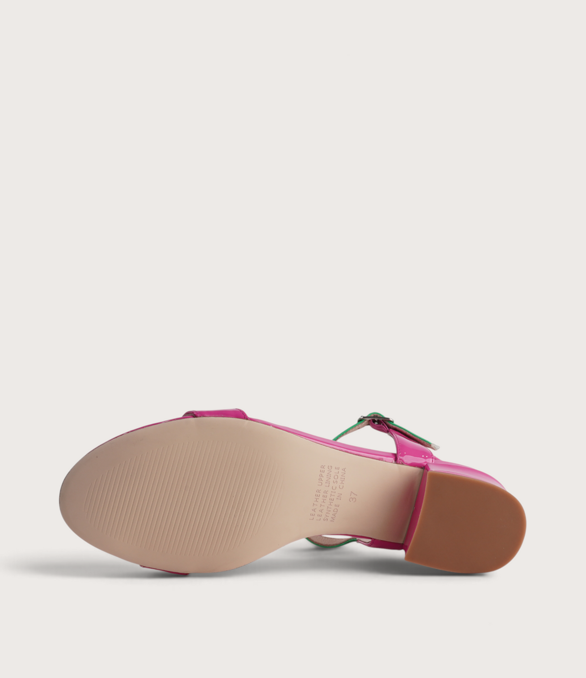 Taner Hot Pink Patent Multi Leather Heels