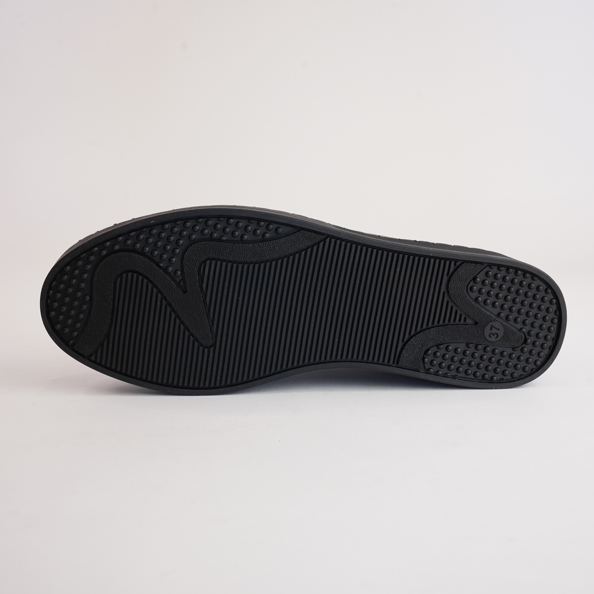 Lassy Black Leather Sneakers - SALA | Shouz