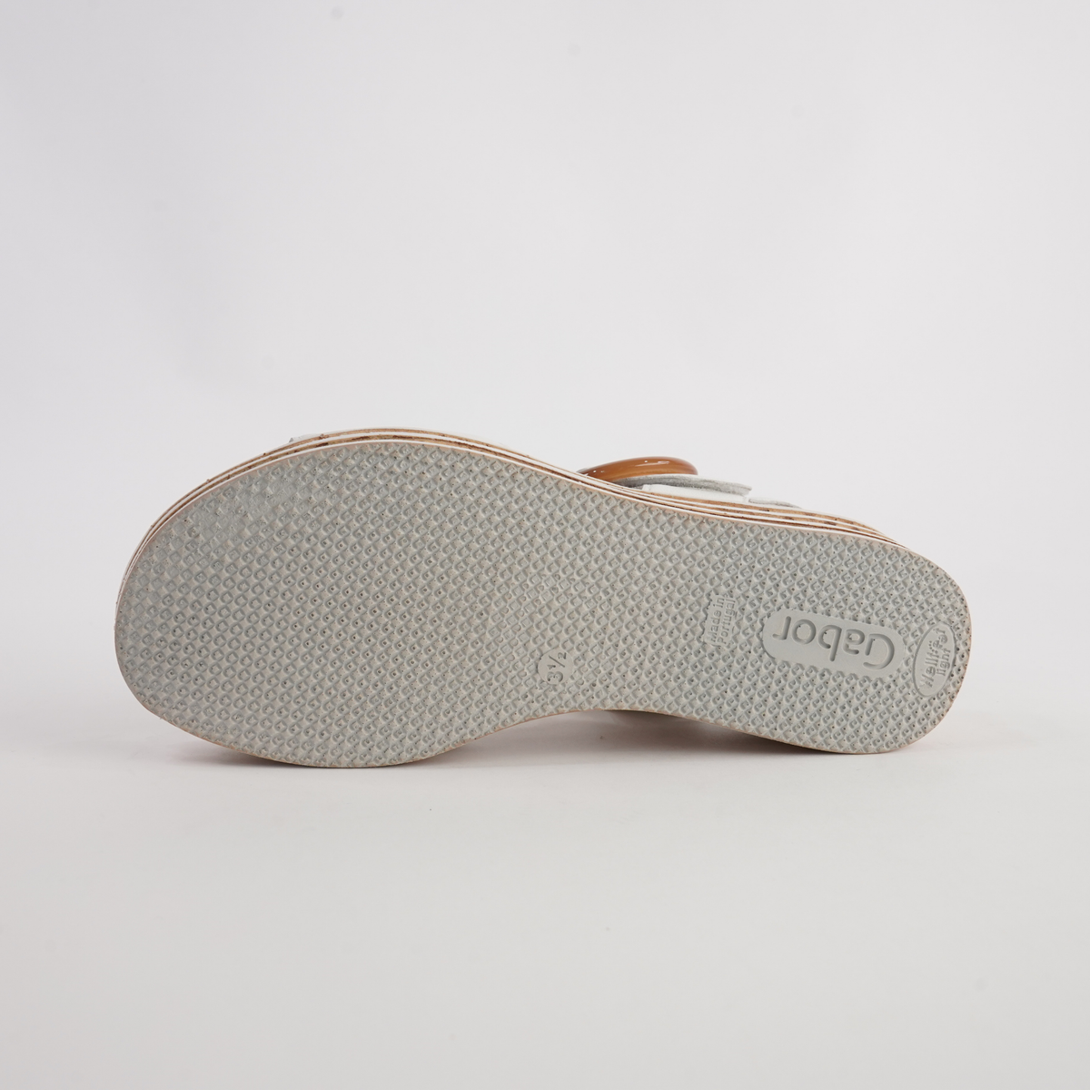 Margo White Leather Sandals - GABOR | Shouz