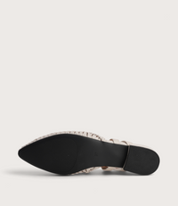 Amelia Bone Leather Flats