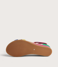 Hayzel Bright Multi Leather Sandals