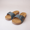 Hannah 06 Azur Leather Slides