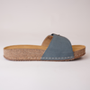 Hannah 06 Azur Leather Slides