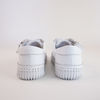 Jonza White Leather Sneakers