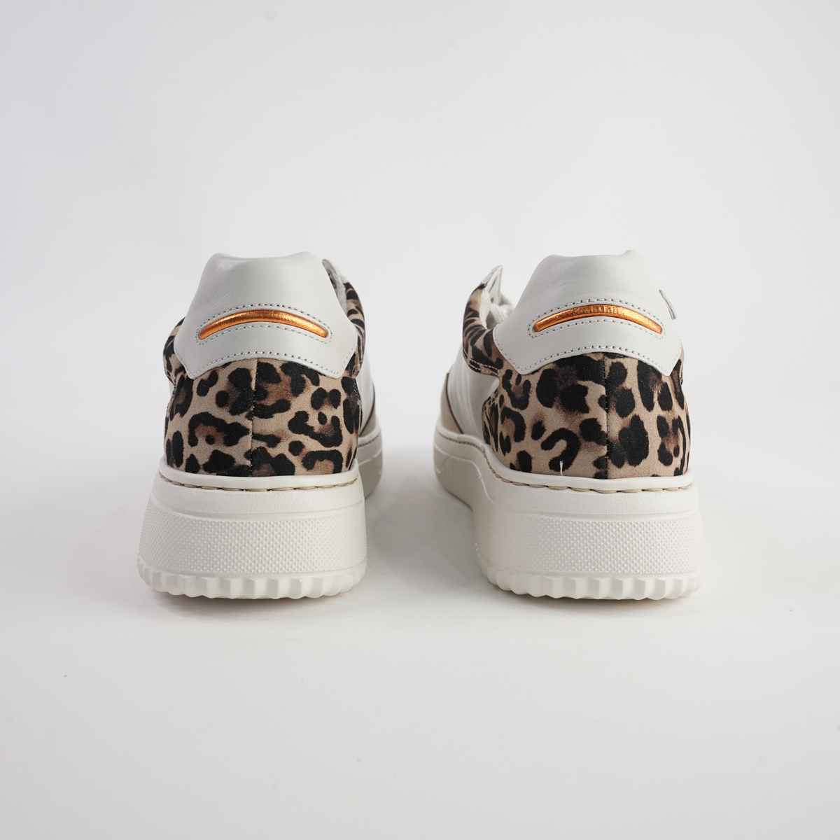 Demi Off White/ Natural Leather Sneakers - GABOR | Shouz