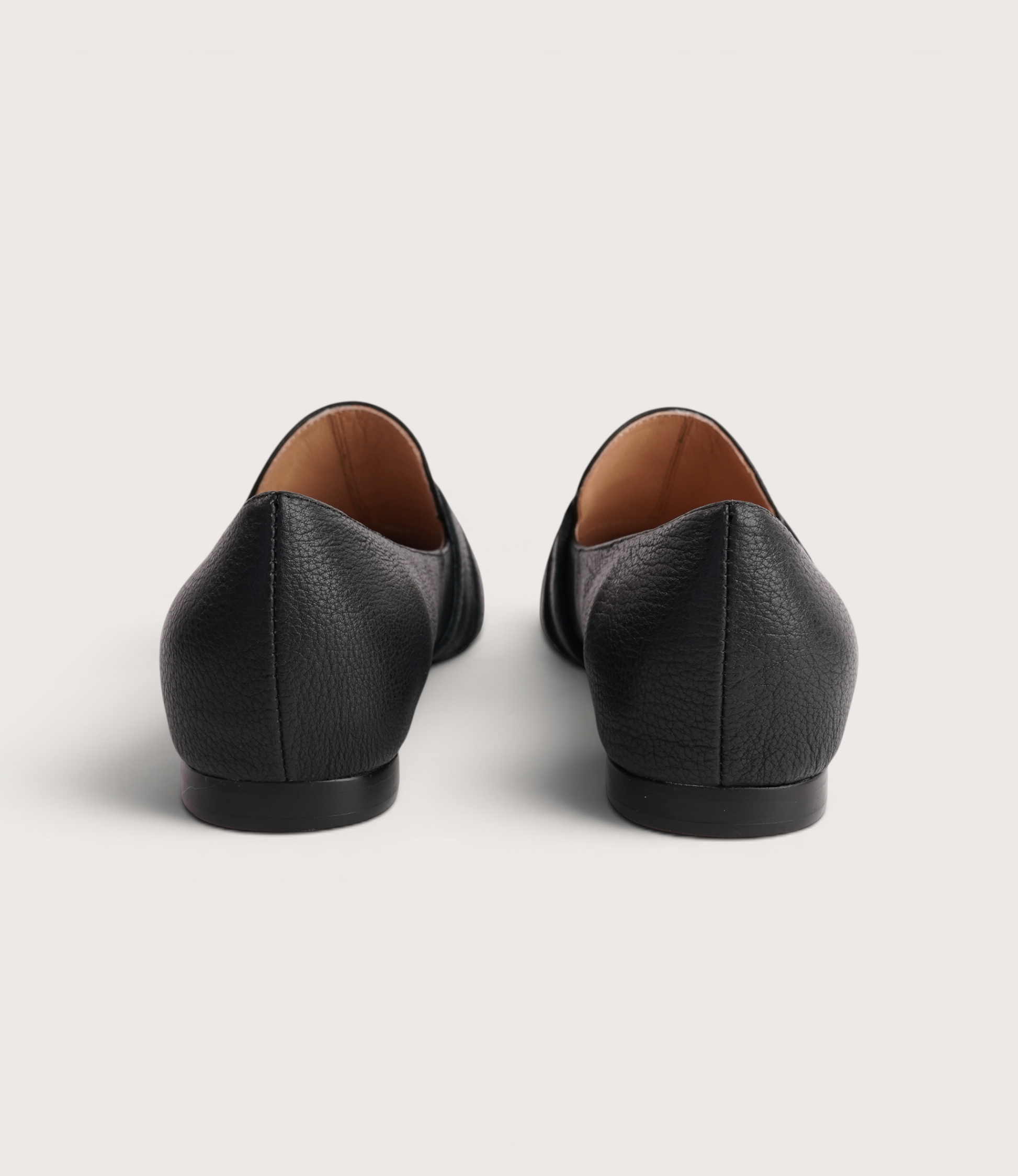 Salti Black Leather Loafers