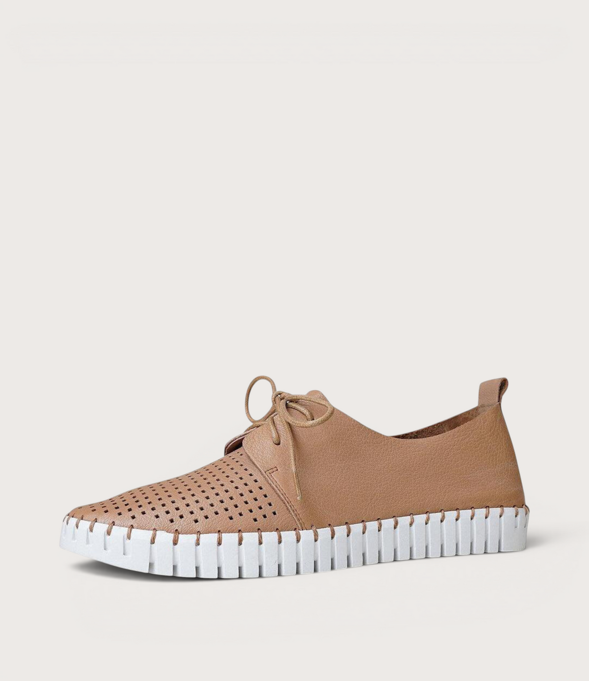 Huston Tan Leather Sneakers