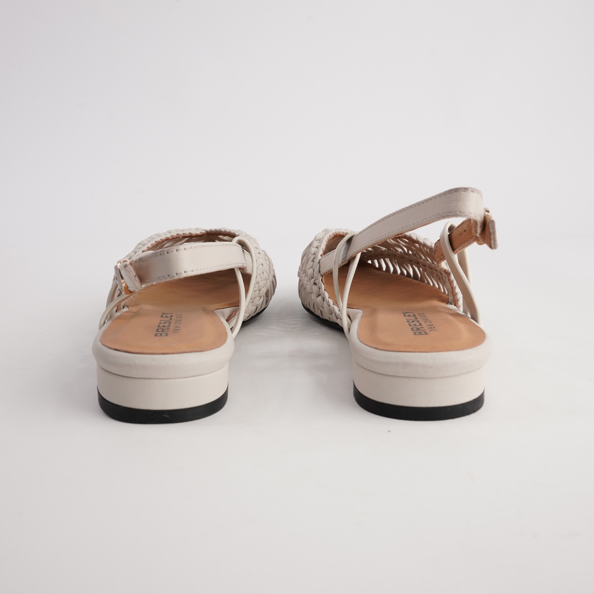 Amelia Bone Leather Flats - BRESLEY | Shouz