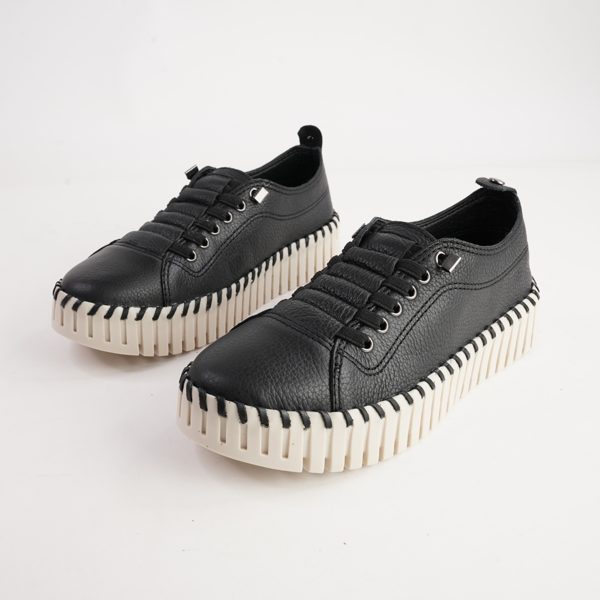 Sorrel Black Sneakers - NU BY NEO | Shouz