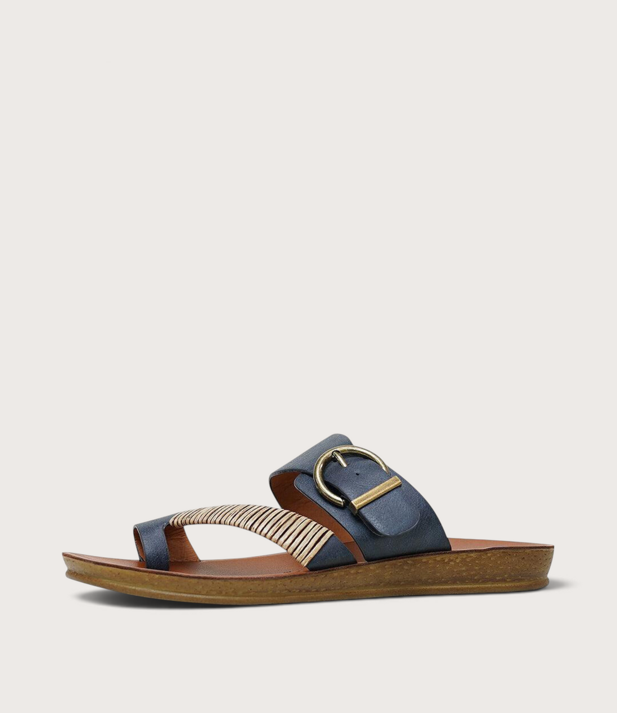 Bria Navy Sandals