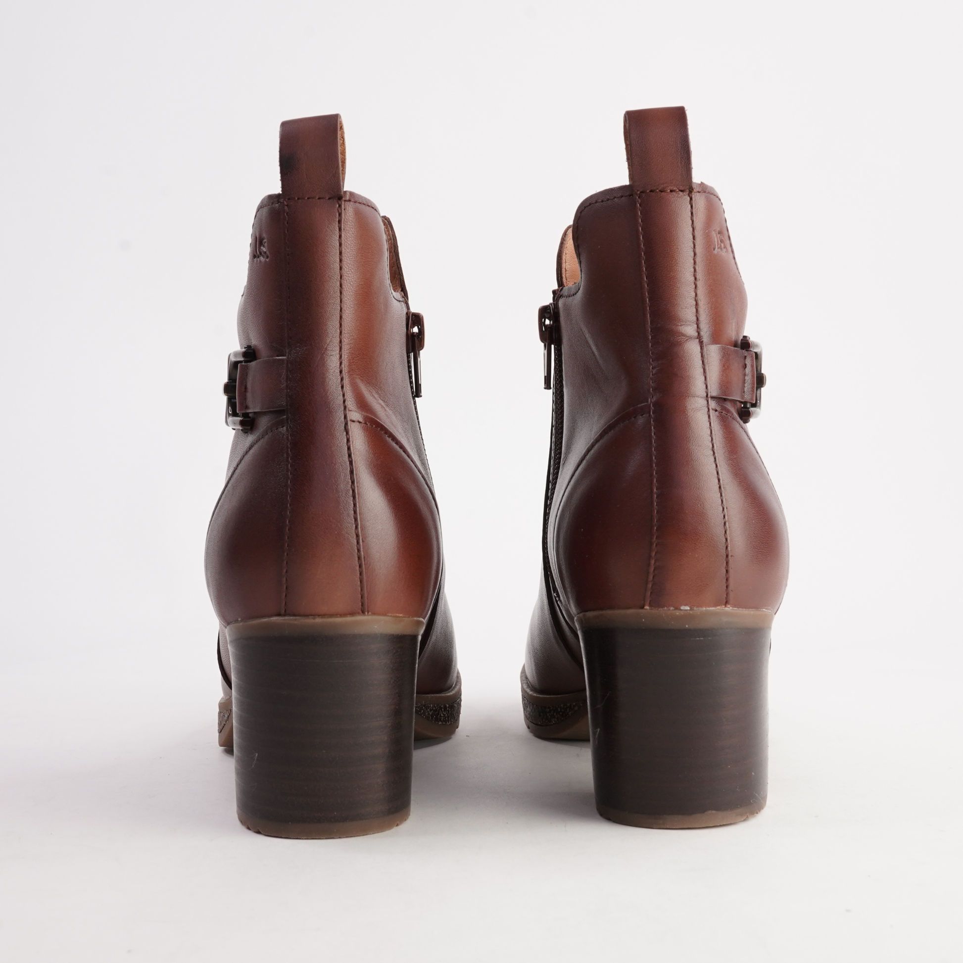 Gloria 04 Cognac Leather Ankle Boots - JOSEF SEIBEL | Shouz