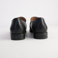 Damon Black Leather Loafers - BRESLEY | Shouz