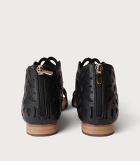 Pietro Black Leather Sandals