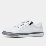 Ronnie White Leather Sneakers