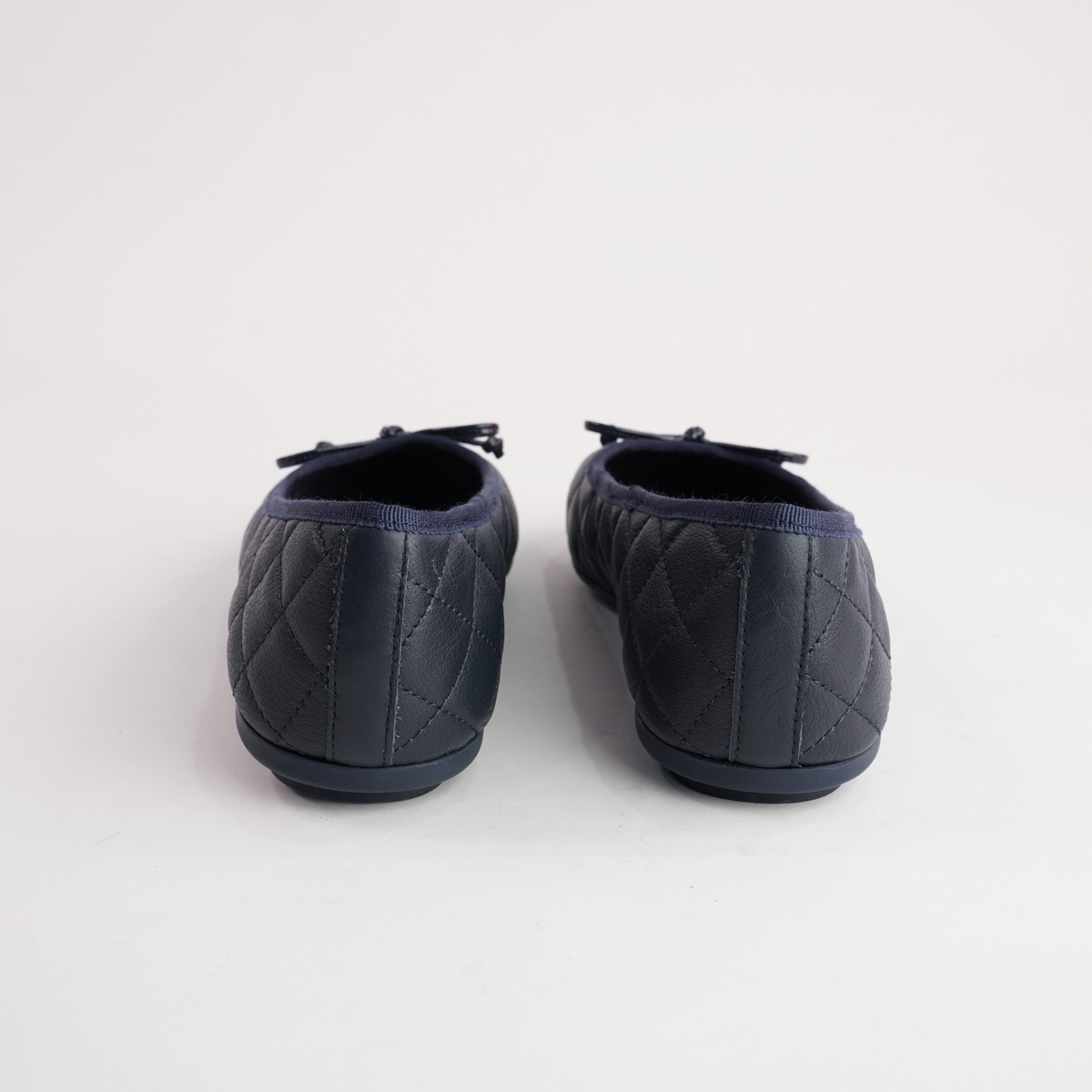 Bookie Navy Patent/ Navy Leather Ballet Flats - DJANGO AND JULIETTE | Shouz