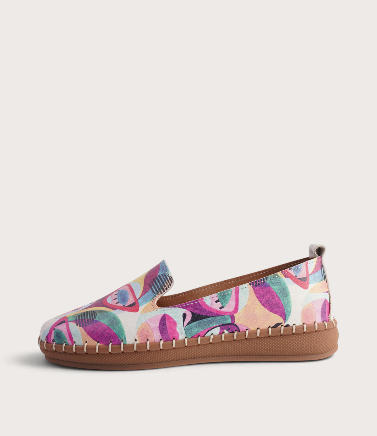 Reba Portrait Leather Flats