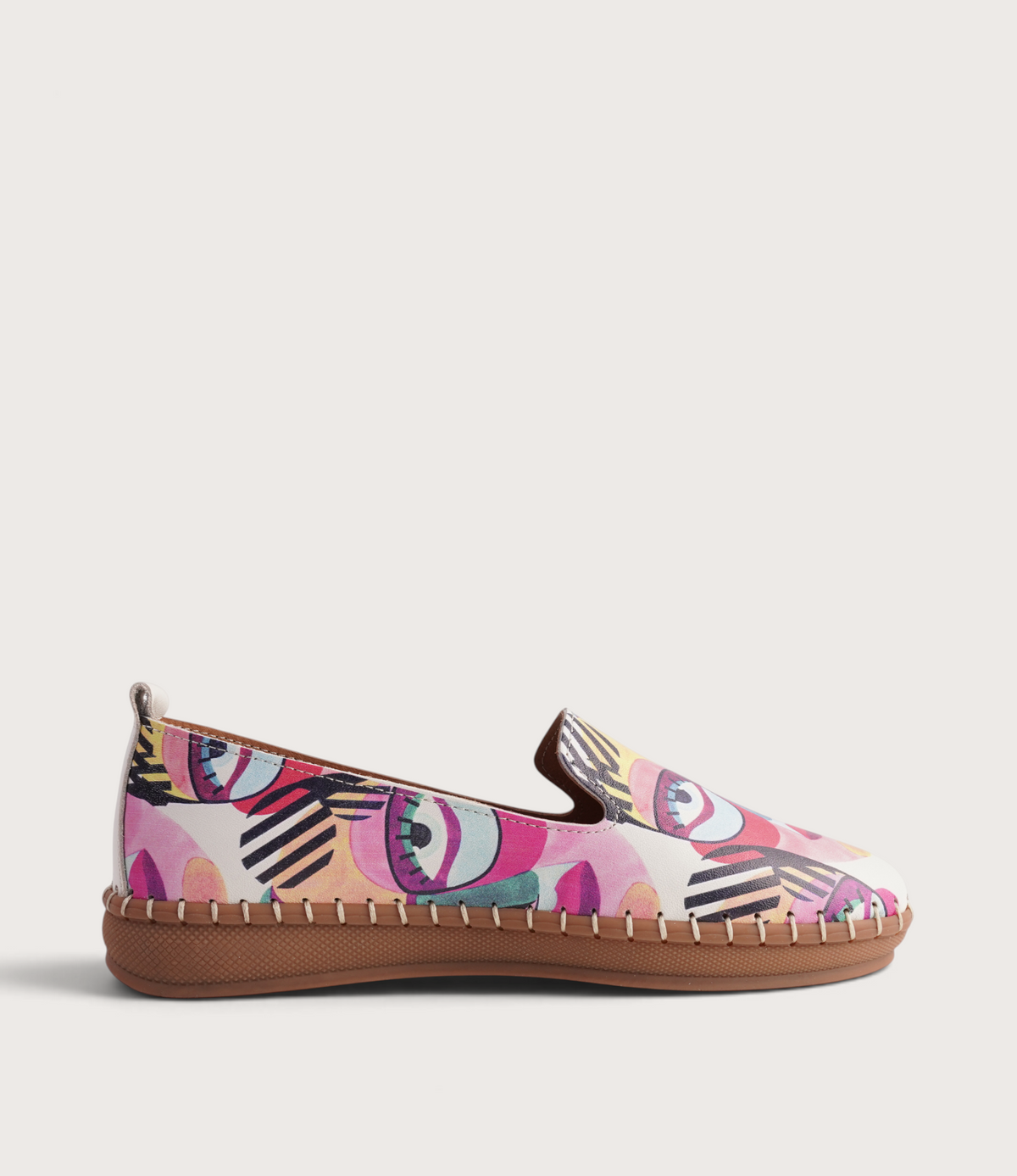 Reba Portrait Leather Flats