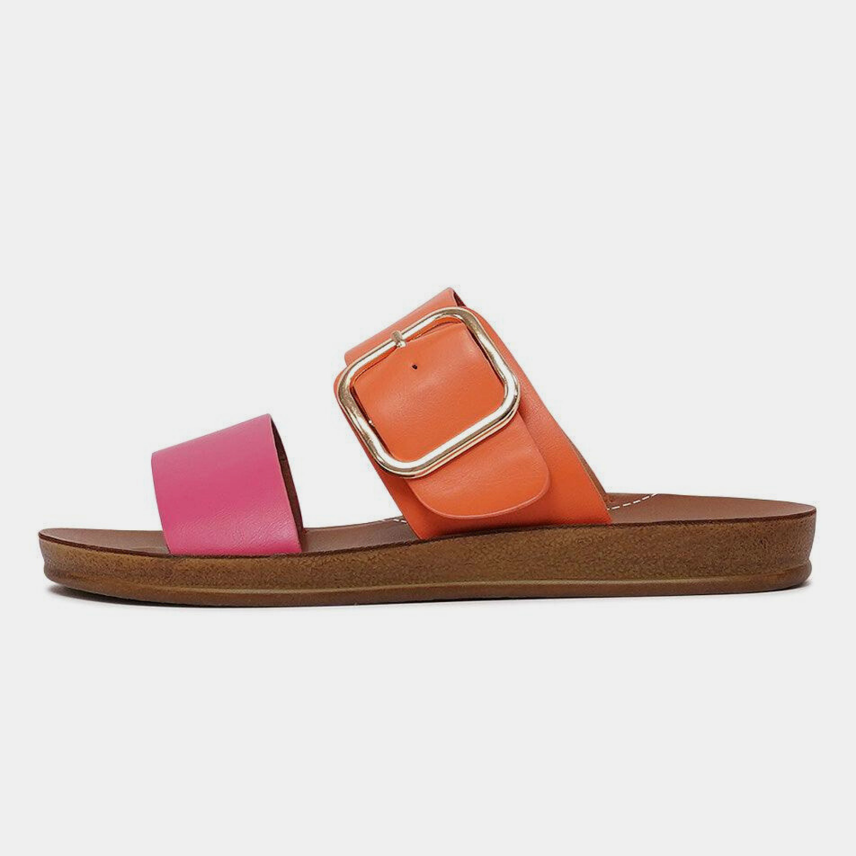 Doti Pink / Orange Slides - LOS CABOS | Shouz