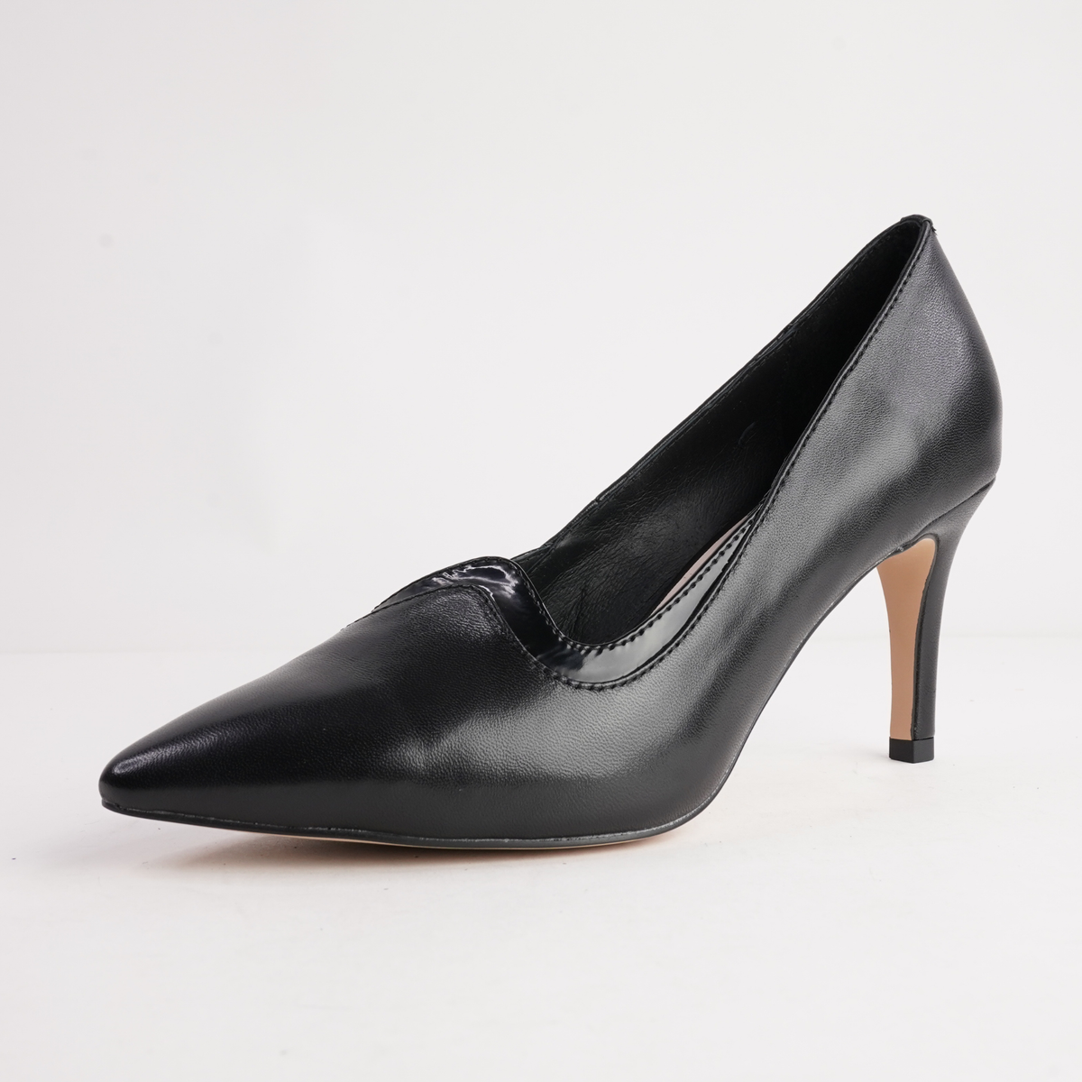 Blosko Black Leather/ Patent Heels - TOP END | Shouz