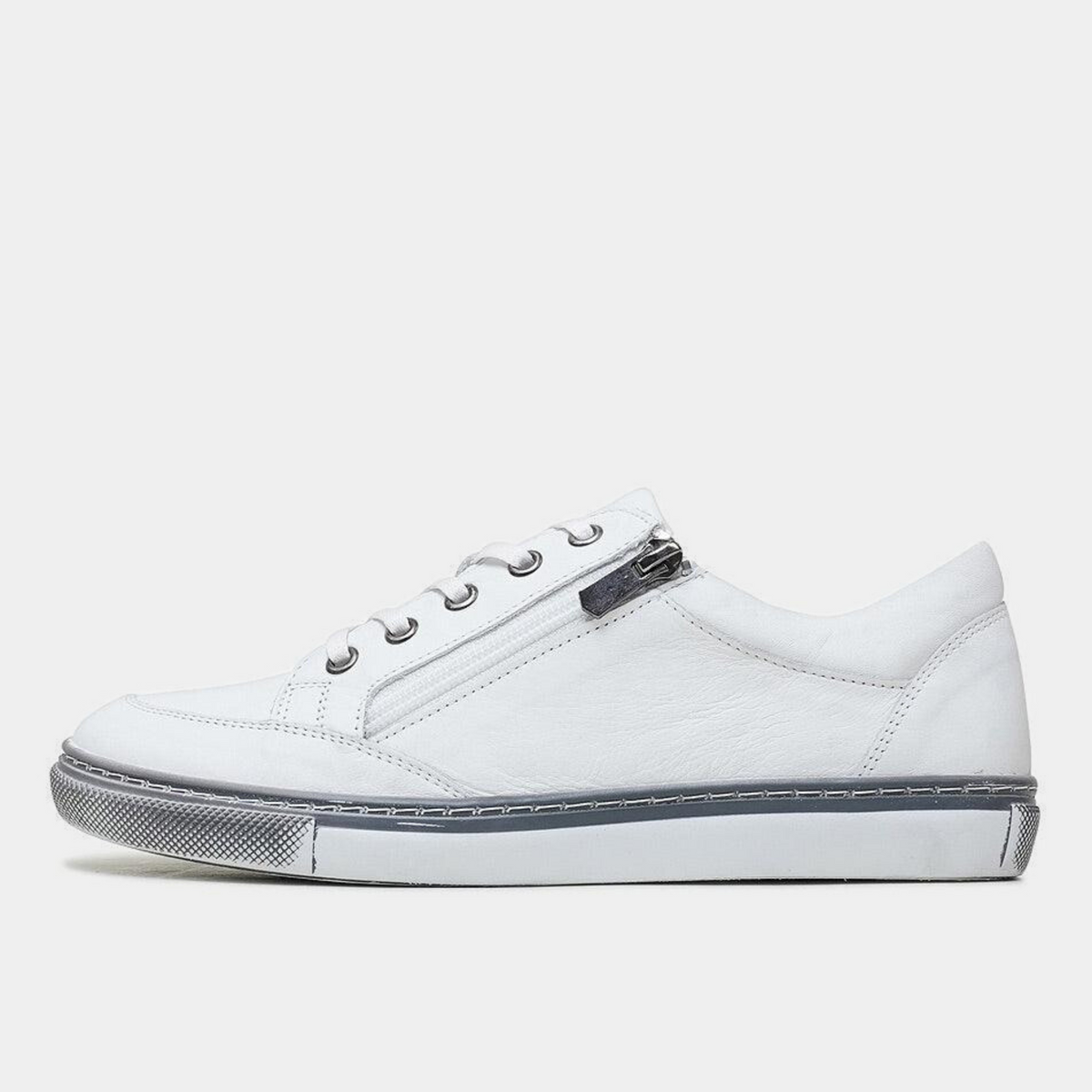 Ronnie White Leather Sneakers - SALA | Shouz