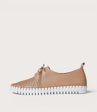 Huston Tan Leather Sneakers
