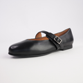 Picton Black Leather Ballet Flats