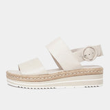 Atha Almond Leather Sandals - DJANGO AND JULIETTE | Shouz