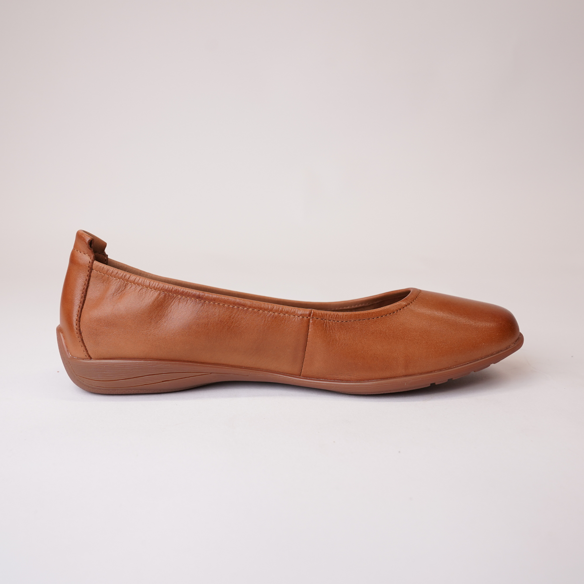 Fenja 01 Camel Leather Ballet Flats - JOSEF SEIBEL | Shouz