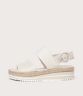 Atha Almond Leather Sandals