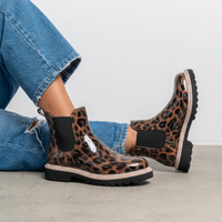 Gummie Leopard Gumboots