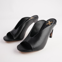 Xalina Black Heels - NU BY NEO | Shouz