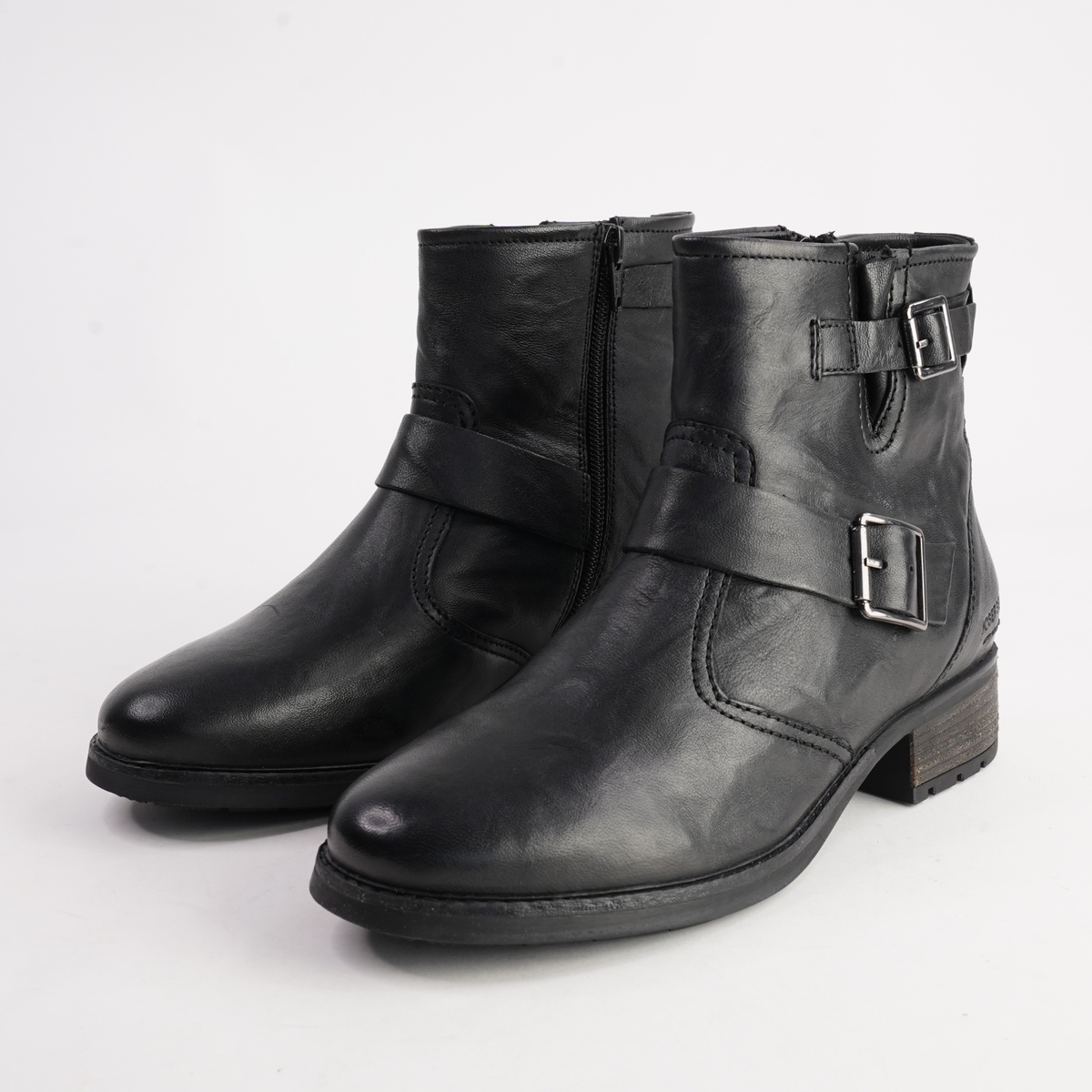 Kate 21 Schwarz Leather Ankle Boots - JOSEF SEIBEL | Shouz