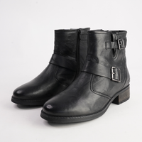 Kate 21 Schwarz Leather Ankle Boots - JOSEF SEIBEL | Shouz