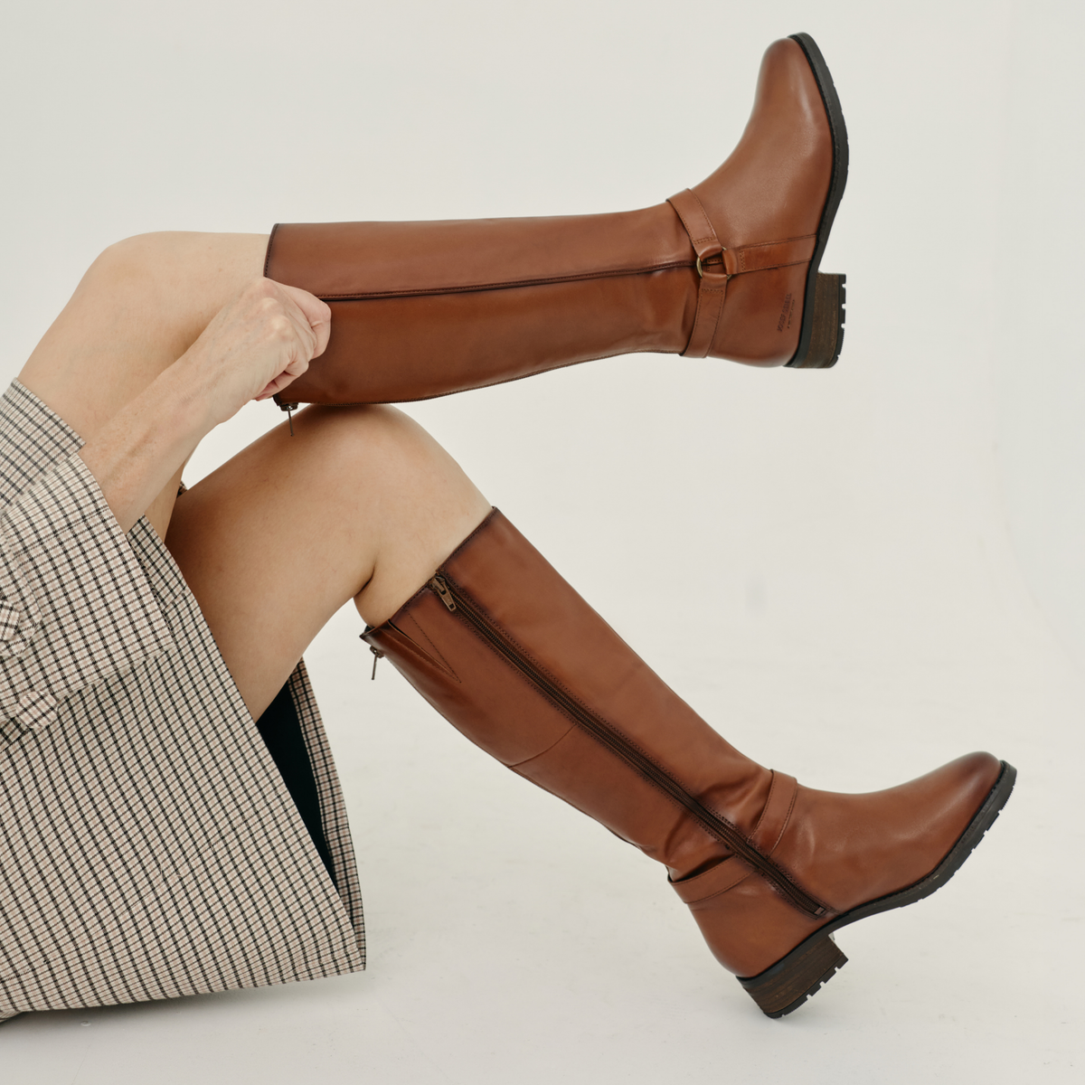 Kate 08 Cognac Knee High Boots - JOSEF SEIBEL | Shouz