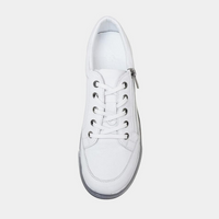 Ronnie White Leather Sneakers