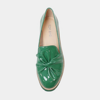 Oclem Emerald Patent Leather Loafers